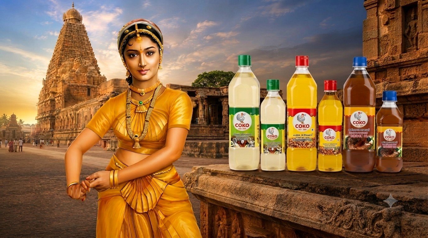 COKO OIL: COCONUT ,GROUNDNUT,GINGELLY 100% PURE NATURAL ORGANIC
